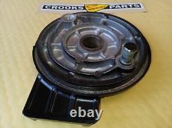 NOS 64210-40500 PE175 1980 / 1981 Genuine Suzuki Rear Wheel Brake Plate