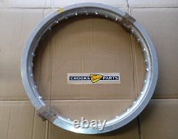 NOS 65311-20510 1983 RM80HD 18 x 1.85 Genuine Suzuki Silver Ally Rear Wheel Rim