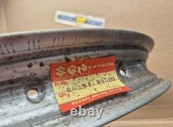 NOS 65311-20520 RM80 HE 1984 18 x 1.85 Genuine Suzuki Silver Ally Rear Wheel Rim