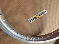 NOS 65311-20520 RM80 HE 1984 18 x 1.85 Genuine Suzuki Silver Ally Rear Wheel Rim
