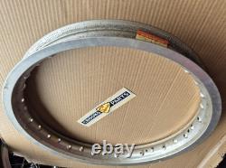 NOS 65311-20520 RM80 HE 1984 18 x 1.85 Genuine Suzuki Silver Ally Rear Wheel Rim