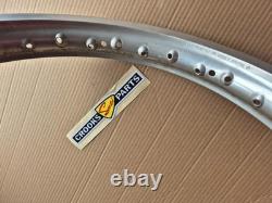 NOS 65311-20520 RM80 HE 1984 18 x 1.85 Genuine Suzuki Silver Ally Rear Wheel Rim