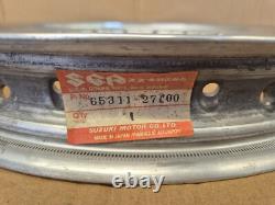 NOS 65311-27C00 RM125 K 1989 Genuine Suzuki Silver Ally Rear Wheel Rim 1.85x18