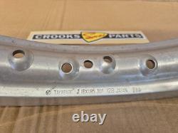 NOS 65311-27C00 RM125 K 1989 Genuine Suzuki Silver Ally Rear Wheel Rim 1.85x18