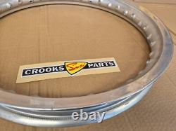 NOS 65311-27C00 RM125 K 1989 Genuine Suzuki Silver Ally Rear Wheel Rim 1.85x18