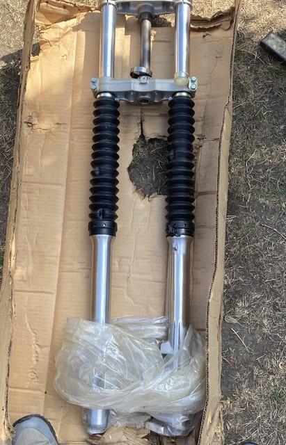 Nos Genuine Suzuki Rm125z 1982 Front Fork Assembly Oem 51100-14120-08c Original