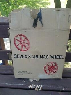 NOS HENRY ABE SEVEN STAR MAG 3.00 x 16 DISC REAR WHEEL RIM GS750 SUZUKI CAFE