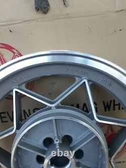 NOS HENRY ABE SEVEN STAR MAG 3.00 x 16 DISC REAR WHEEL RIM GS750 SUZUKI CAFE