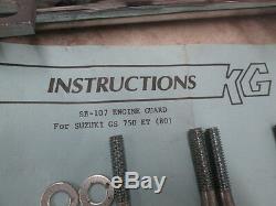 NOS KG Case Guard Savers Motor Engine Guard Protector 1980 Suzuki GS750 SB-107