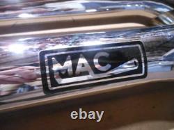 NOS Mac Chrome 4 into 2 Slip On Turn Out Mufflers Exhaust Suzuki 78-80 GS1000
