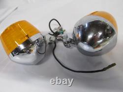 NOS OEM Suzuki T125 AS100 TURN SIGNAL PAIR 35603-12620 10MM