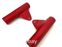NOS Pair of Suzuki B120 Headlamp Brackets Candy Rose Red 51530-07010 51540-07010 NOS Pair of Suzuki B120 Headlamp Brackets Candy Rose Red 51530-07010 51540-07010