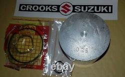 NOS Suzuki 1981 RM250 X +. 25mm Genuine Suzuki Piston & Ring Set, 12110-40312-025