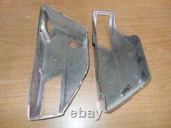 NOS Suzuki 74 GT250 Left Side & Right Side Cover 47211-18600-715 47111-18630-965