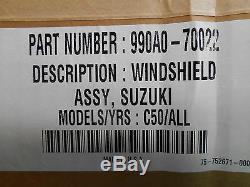 NOS Suzuki Classic Tall Windshield C50 990A0-70022