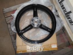 NOS Suzuki OEM Black Front Wheel 17M/CX 17XMT3.50 54111-35F01-019