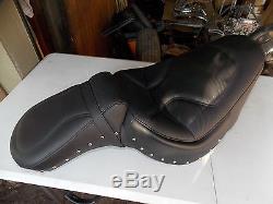 NOS Suzuki OEM Full Studded Leather Gel Seat 98-04 VL1500 Intruder 99950-62174