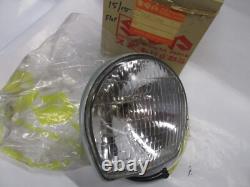 NOS Suzuki OEM Stanley 6V 15/15W Headlight 1971-1972 TS50 Gaucho 35121-22610