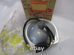NOS Suzuki OEM Stanley 6V 15/15W Headlight 1971-1972 TS50 Gaucho 35121-22610