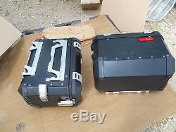 NOS Suzuki Removable Aluminum Side Case Set 12 V-Strom (DL650A) 990D0-ALSCE-NAR