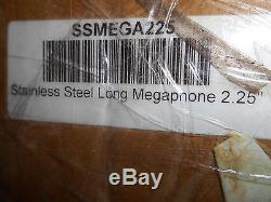 NOS Suzuki Stainless Steel Long Megaphone Exhaust Pipe Muffler Busa SSMEGA225