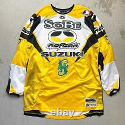 NOS Vintage 2003 No Fear Travis Pastrana Sobe Suzuki Motocross Jersey Medium