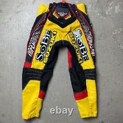 NOS Vintage No Fear Team Sobe Suzuki Motocross Pants 28 -pastrana millsaps fox