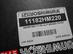 NOS Yoshimura Carbon Slip-On Exhaust Fits Suzuki 17-20 GSXR1000 11182HM220