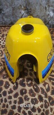 New 1981 Suzuki RM80 X nos fuel tank twinshock evo