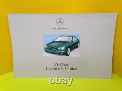 New 2002 2001 Mercedes CL Cl500 Cl600 Cl55 Owners Manual Only (new Old Stock)