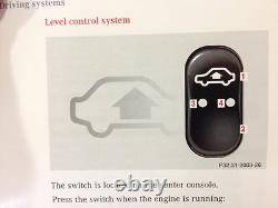 New 2002 2001 Mercedes CL Cl500 Cl600 Cl55 Owners Manual Only (new Old Stock)