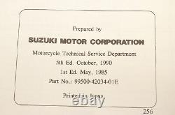 New OEM Suzuki 99500-42034-01E LT230S Service Manual NOS