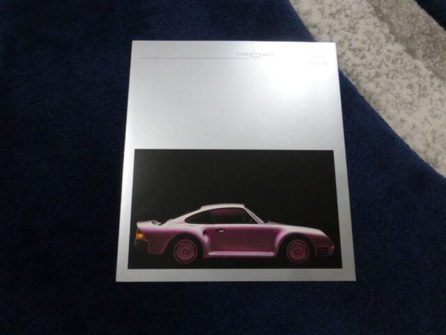New Old Stock Factory Original Porsche 959 Car Sales Brochure Catalog 1985-1987