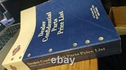 New Old Stock NOS Nissan Datsun Dealer Confidential Parts Price List Book 240z