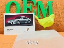 Nos? 2002 Porsche 911 Gt2 Owners Manual (discontinued) 996 New Old Stock Nos? 2002 Porsche 911 Gt2 Owners Manual (discontinued) 996 New Old Stock