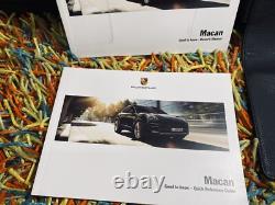 Nos? 2017 Porsche Macan Owners Manual +navi Pcm Info S Gts Turbo New Old Stock