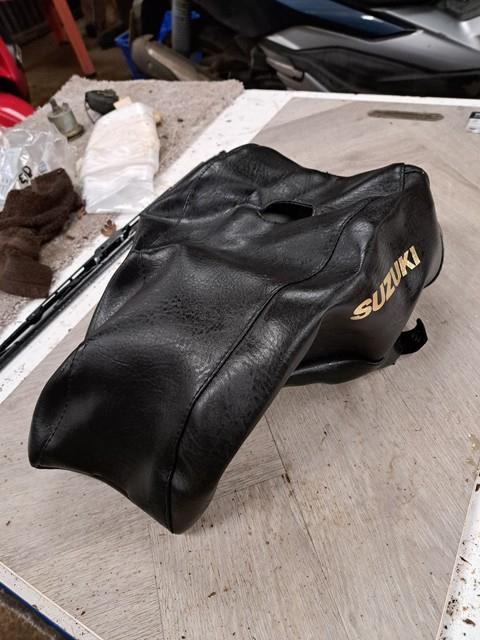 Nos Feridax Suzuki Ts 100 125 185 Early Motorbike Fuel Petrol Tank Cover Trim