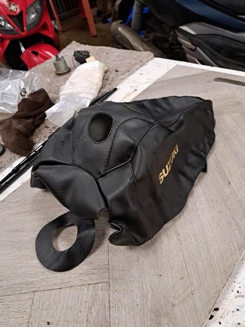 Nos Feridax Suzuki Ts 100 125 185 Er Motorbike Fuel Petrol Tank Cover Trim