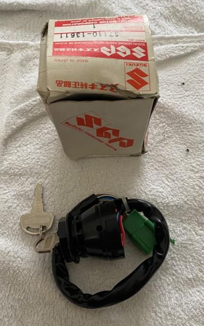 Nos Original Genuine Suzuki Ignition Switch Two Keys Ts50 Xk Ts 50
