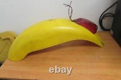 Nos Preston Petty Yellow Rear Fender Mudguard Pe250 Pe400 Pe175 Xr It Enduro