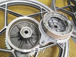 Nos Suzuki Gs425 Gs400 Gs Pair Of Genuine Aluminium Cast Wheels