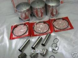 Nos Suzuki Gt750 11210-31003 Cylinder Set W Nos Pistons Rings And Pins