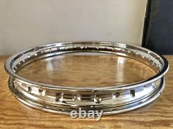 Nos Suzuki Gt 125 185 250 Radaelli 18 X 1.60 Front Wheel Rim Empire CC Parts