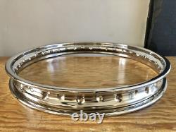 Nos Suzuki Gt 125 185 250 Radaelli 18 X 1.60 Front Wheel Rim Empire CC Parts