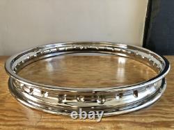 Nos Suzuki Gt 125 185 250 Radaelli 18 X 1.60 Front Wheel Rim Empire CC Parts