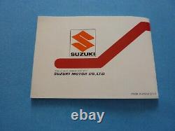 Nos Suzuki Mt50j Owner's Manual Owners Manual Mt50 Mt 50 J