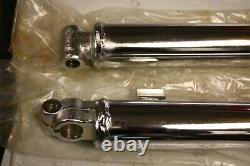 Nos Suzuki Ts90 Front Fork Legs Bottoms Chrome Two Stroke Ury