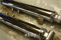 Nos Suzuki Ts90 Front Fork Legs Bottoms Chrome Two Stroke Ury