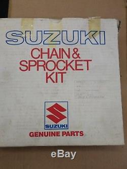 RARE NOS GSXR750 1985-86 Slabside NOS Genuine Suzuki Chain & Sprocket Set