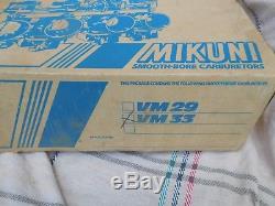 RARE! NOS Mikuni 33mm Smoothbore Carburetors, Kawasaki, Suzuki, Brand New